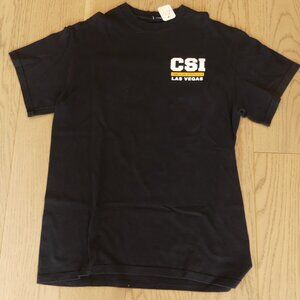 CSI Las Vegas Crime Scene Investigation Las Vegas Embroidered Black T-Shirt XL